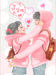  再发一些可爱的卡通情侣动态壁纸,绝对震撼的情侣壁纸