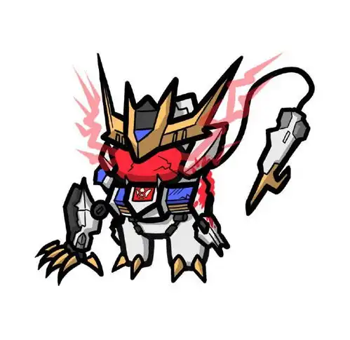  模玩控amongus风巴巴托斯高达各形态趣味头像插画