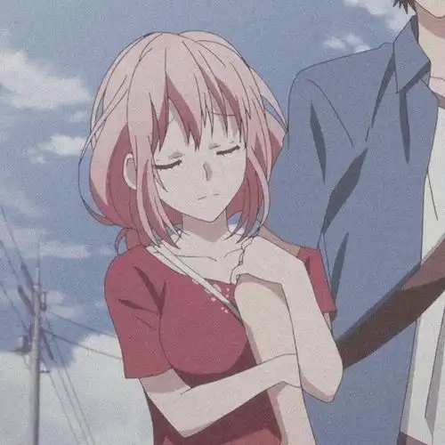  动漫情头人间百味日月星河,浪漫斜阳与你共度