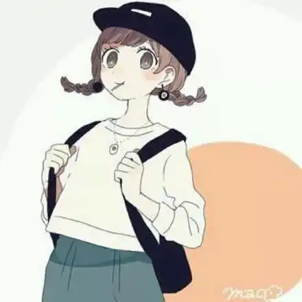  求绑麻花辫的动漫头像