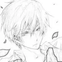  情侣头像素描的