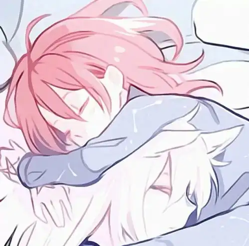  情头对象特别粘人的动漫情侣头像