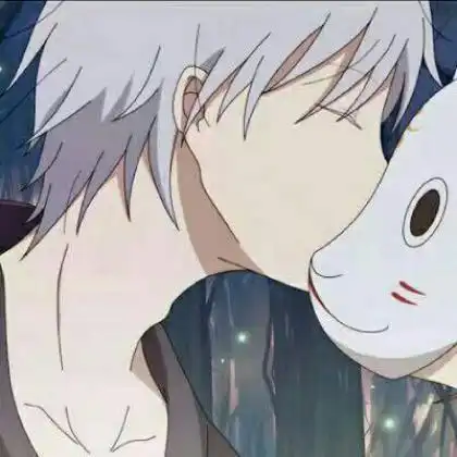  古风动漫头像情侣两张我很快乐也很难过