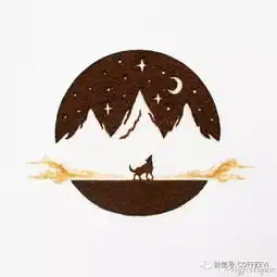啡插画花一个下午茶的时间用咖啡画画