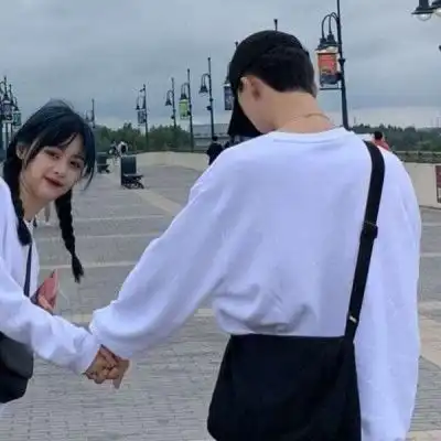  超级甜的情侣头像