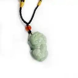  紫夕纯天然男女情侣款翡翠吊坠貔貅