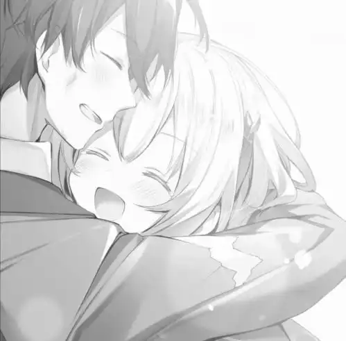  动漫情侣头像其实我只是特别喜欢你