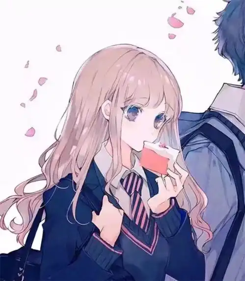  动漫情头喜欢你我可以放下一切