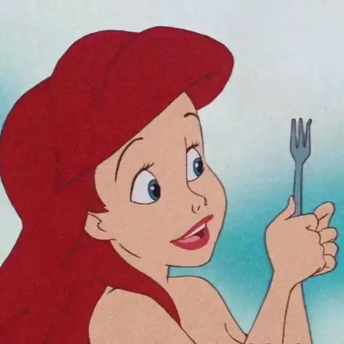  迪士尼公主头像爱丽儿头像