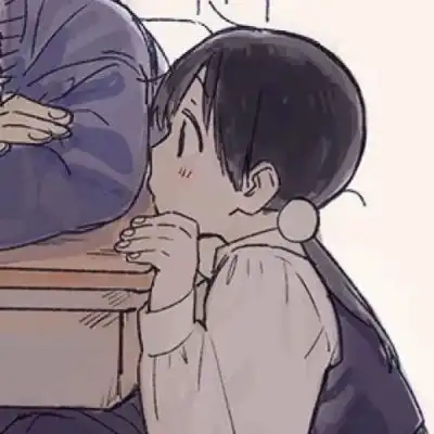  林弦一对两张可爱手绘二次元情情侣头像我要个性网