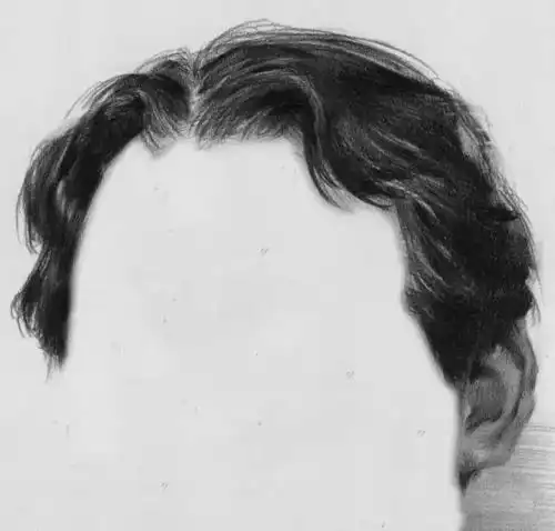  素描头像画好头发很难学会处理是关键