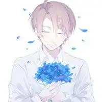  森系捧花复古文艺男生图片微信头像图片大全