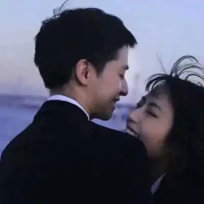  唯美情头真人超甜头像