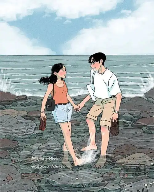  朋友圈超火的羞羞小插画,看完让人浮想联翩,脸红心跳,网友高呼太甜甜甜甜甜甜甜啦