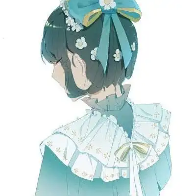  动漫女生头像清新淡雅你不过惊艳了我的半载浮生