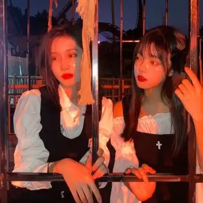 闺蜜头像一萌一酷霸气女生头像我要个性网