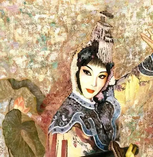  86年美女,卖画赚1250万,比冷军还多520万,年纪轻轻为何这么牛