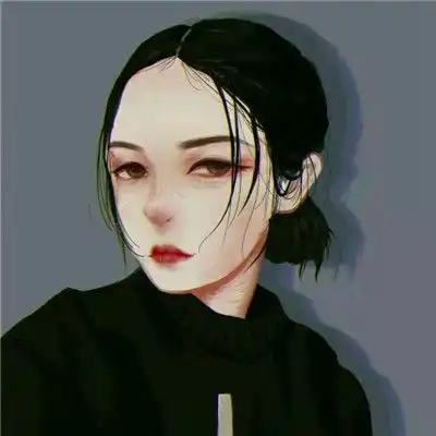  唯美复古素描女生头像高清图,唯美好看的女生素描头像
