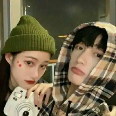  抖音网红情侣头像真人抖音超好看独一无二图片