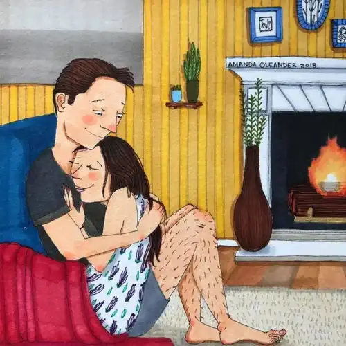  瞧这小两口儿,爱的酸甜苦辣,情侣间羞羞小癖好,每幅都让你心潮汹涌...