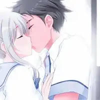  qq情侣头像接吻一对动漫接吻一对的qq情侣头像