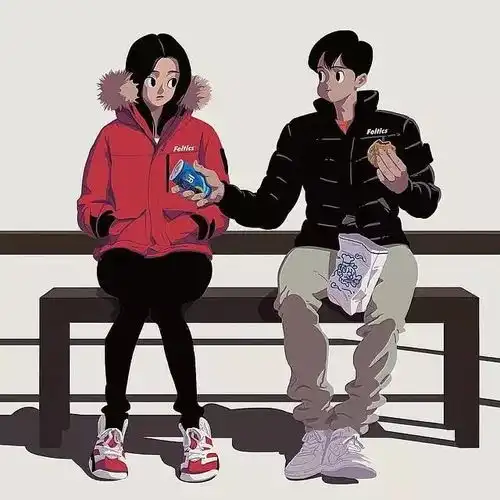  好久没推荐好看的球鞋情侣头像了