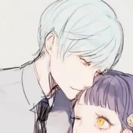  高清动漫情侣头像一对两张,平淡的世界不平淡的我们