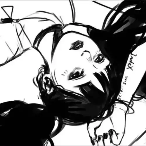  动漫头像.黑白简约.略丧