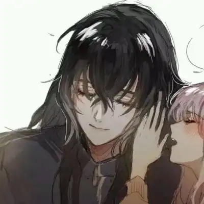  一对两张的可爱动漫情侣狗头看情侣头像我要个性网