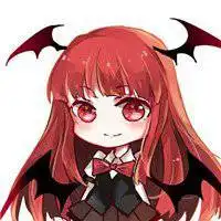  卡通少女恶魔图片头像二次元恶魔少女头像