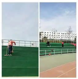 雷锋月东区操场清扫活动