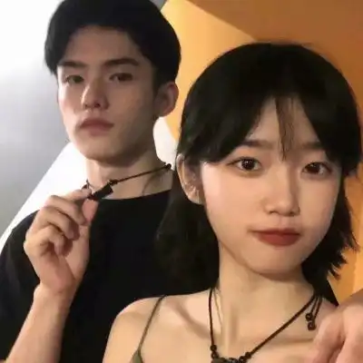  双人情侣头像超甜高清薄荷微光都很凉