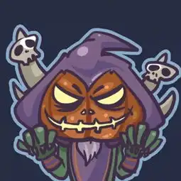  炉石九职业万圣节头像,爆炸可爱