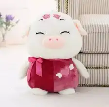  可爱小猪玩偶