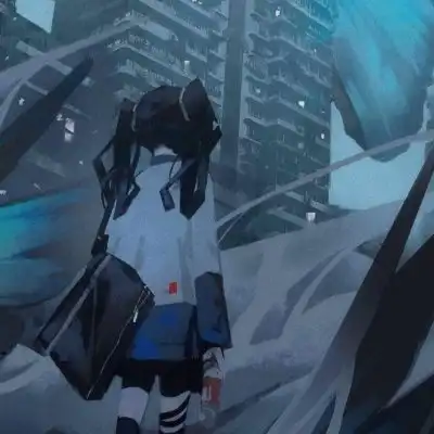  动漫女生头像孤独坠落丧系图片