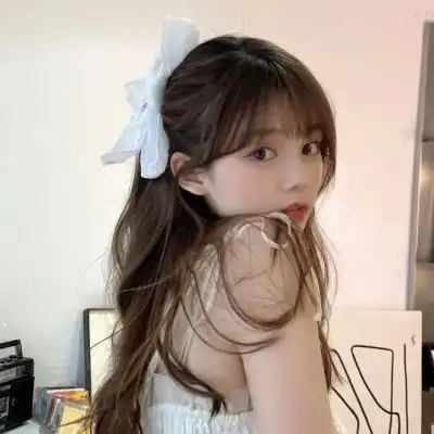  真人女头ins风女生小清新意境