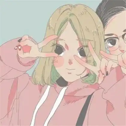  卡通情侣头像一男一女可爱,爱情怎么能容许别人介入