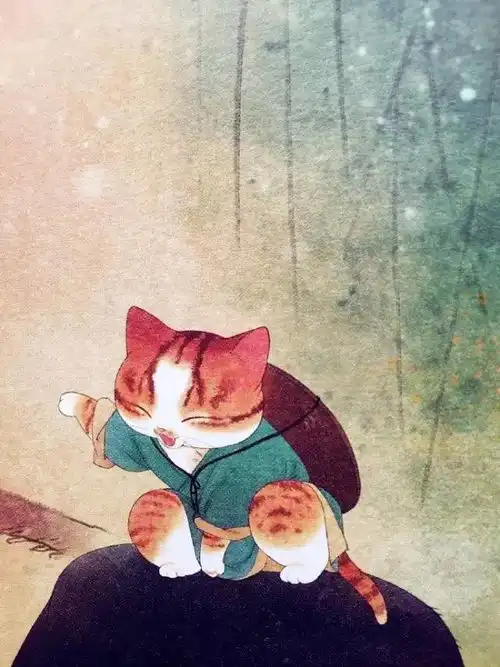  她将唐朝美女画成猫,萌化14万粉丝,原来被猫统治的世界是这样的