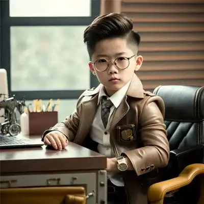  2023抖音超火霸气超拽萌娃职业头像图片