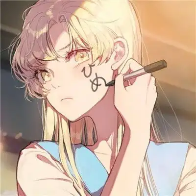  酷帅手绘动漫情侣头像