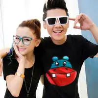  浓情蜜意的qq情侣头像才刚分开又会去想念你