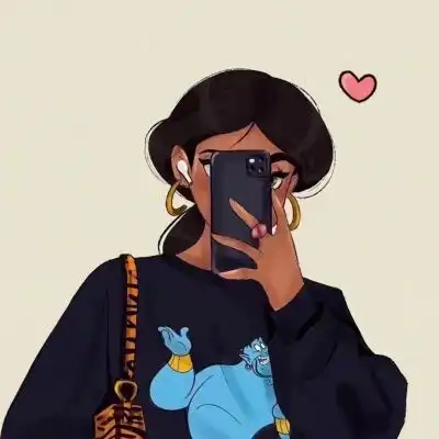  迪斯尼公主对镜自拍头像分享8p