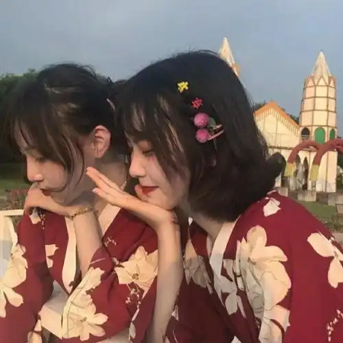  推荐森系闺蜜头像03