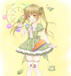  手绘女生头像童话般的卡通手绘插画,卡通少女草木有本心,何求美人折