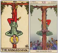  正反塔罗牌图案对比