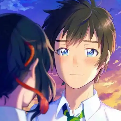  情侣头像,男生是下面的