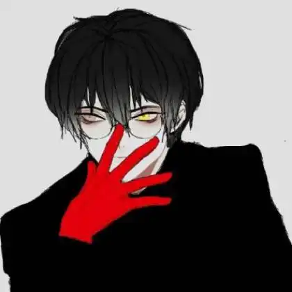  冷酷卡通男生微信头像,愿所有的离开都是一场梦而已