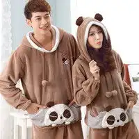  睡衣家居服套装珊瑚绒睡衣睡裙睡裤打底套装秋鹿春款夏款棉1号店