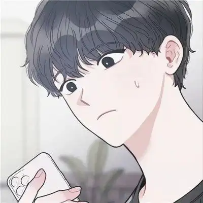  温柔韩系手绘动漫男头,韩系头像男动漫