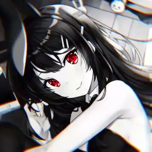  黑白酷帅女头,超飒超a女生动漫头像